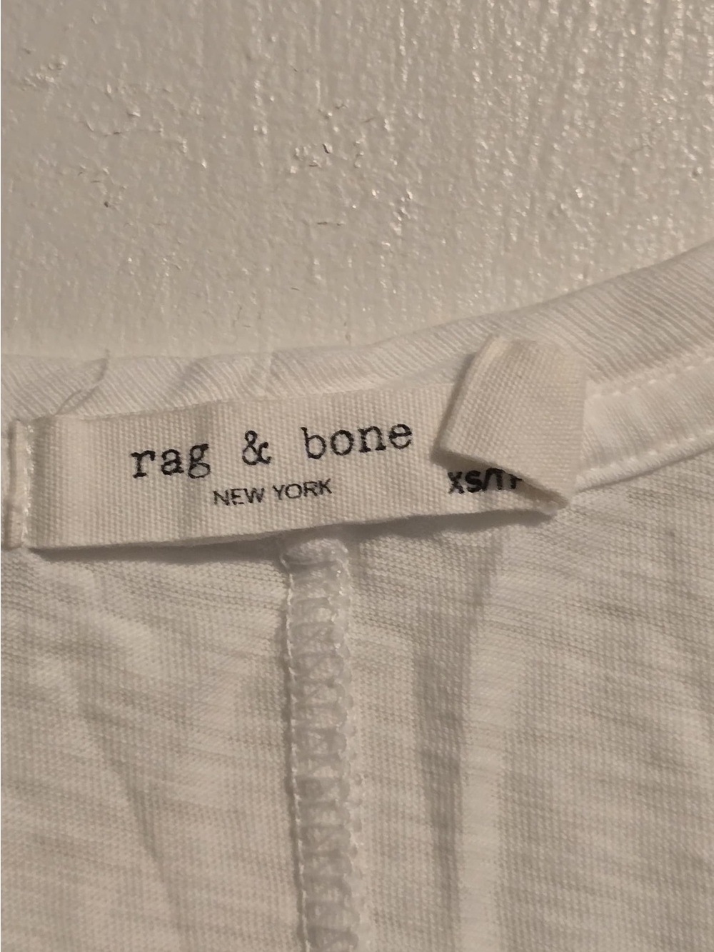 rag & bone White Ribbed High-Neck Tank - Picture 8 of 13